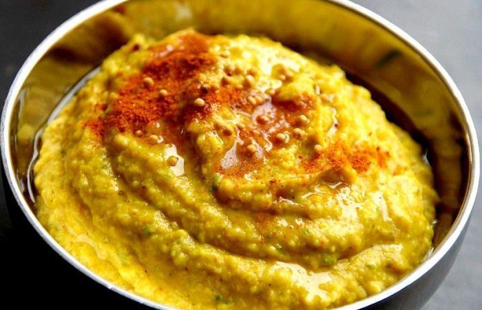 Régime Dukan (recette minceur) : Houmous à l'indienne (aux lentilles Urid) #dukan https://www.proteinaute.com/recette-houmous-a-l-indienne-aux-lentilles-urid-9446.html
