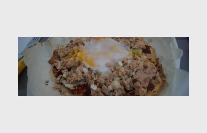 R�gime Dukan (recette minceur) : Pizza  #dukan https://www.proteinaute.com/recette-pizza-9480.html