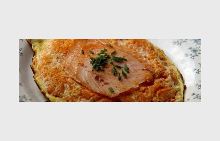 Régime Dukan (recette minceur) : Omelette à la courge et au saumon #dukan https://www.proteinaute.com/recette-omelette-a-la-courge-et-au-saumon-9491.html