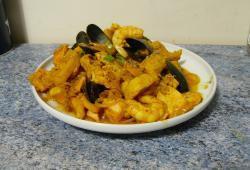 Recette Dukan : Paella royale aux nouilles de konjac