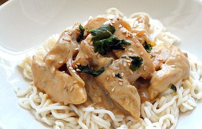 R�gime Dukan (recette minceur) : Poulet curry jaune coco #dukan https://www.proteinaute.com/recette-poulet-curry-jaune-coco-9652.html