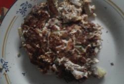 Recette Dukan : Gâteau - Omelette de courgette et poulet