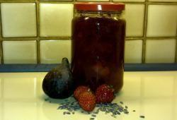 Recette Dukan : Confiture figues fraises lavande