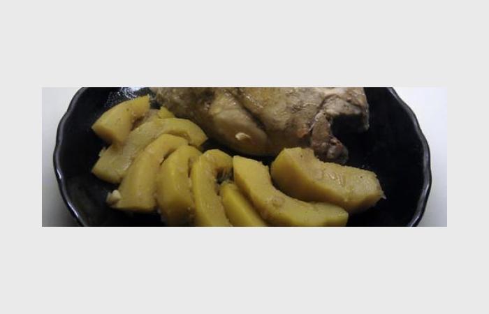 R�gime Dukan (recette minceur) : Lapin aux pommes #dukan https://www.proteinaute.com/recette-lapin-aux-pommes-9766.html