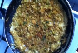 Recette Dukan : Omelette de choux blanc au saumon fumé