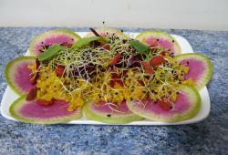 Recette Dukan : Salade de quinoa et tofu au curry sur radis red meat