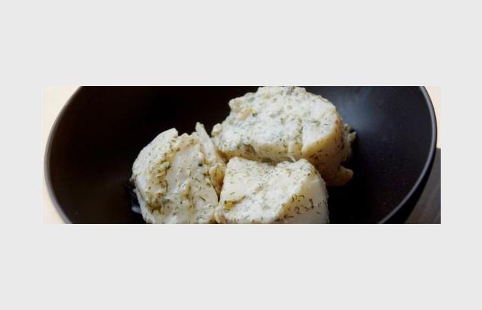 R�gime Dukan (recette minceur) : M�daillons de cabillaud sauce cr�m�e � l'aneth #dukan https://www.proteinaute.com/recette-medaillons-de-cabillaud-sauce-cremee-a-l-aneth-9865.html