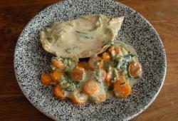 Recette Dukan : Escalope de dinde, poireaux et carottes à la crème