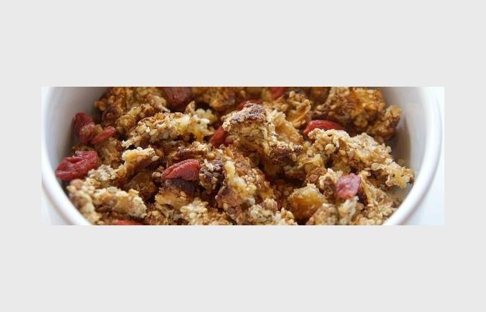 Régime Dukan (recette minceur) : Céréales pomme noix de coco (au soja texturé) #dukan https://www.proteinaute.com/recette-cereales-pomme-noix-de-coco-au-soja-texture-9900.html