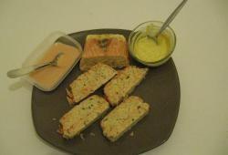 Recette Dukan : Terrine aux deux saumons et ses sauces cr�meuses
