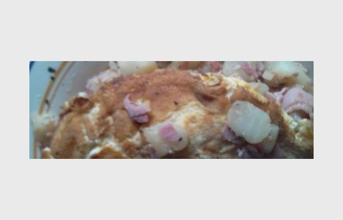 Régime Dukan (recette minceur) : Omelette roulée au jambon et petits navets #dukan https://www.proteinaute.com/recette-omelette-roulee-au-jambon-et-petits-navets-9914.html