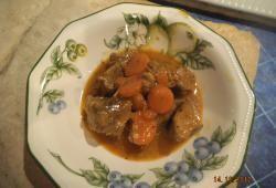Recette Dukan : Ragout de veau carotte 