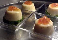 Recette Dukan : Petits flans de sole au citron vert et oeufs de saumon