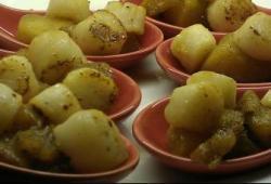 Recette Dukan : Bouchées de noix de Saint Jacques à l'ananas caramélisé et vanillé