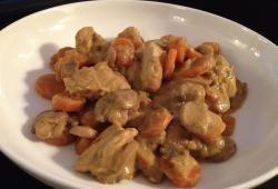 Recette Dukan : Blanquette de poulet sublime aux carottes et champignons