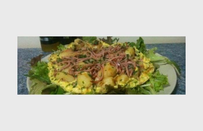 Rgime Dukan (recette minceur) : Omelette au cerfeuil tubreux  #dukan https://www.proteinaute.com/recette-omelette-au-cerfeuil-tubereux-9976.html