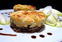 Recette Dukan : Gratin de pommes de terre, courgettes et bœuf haché